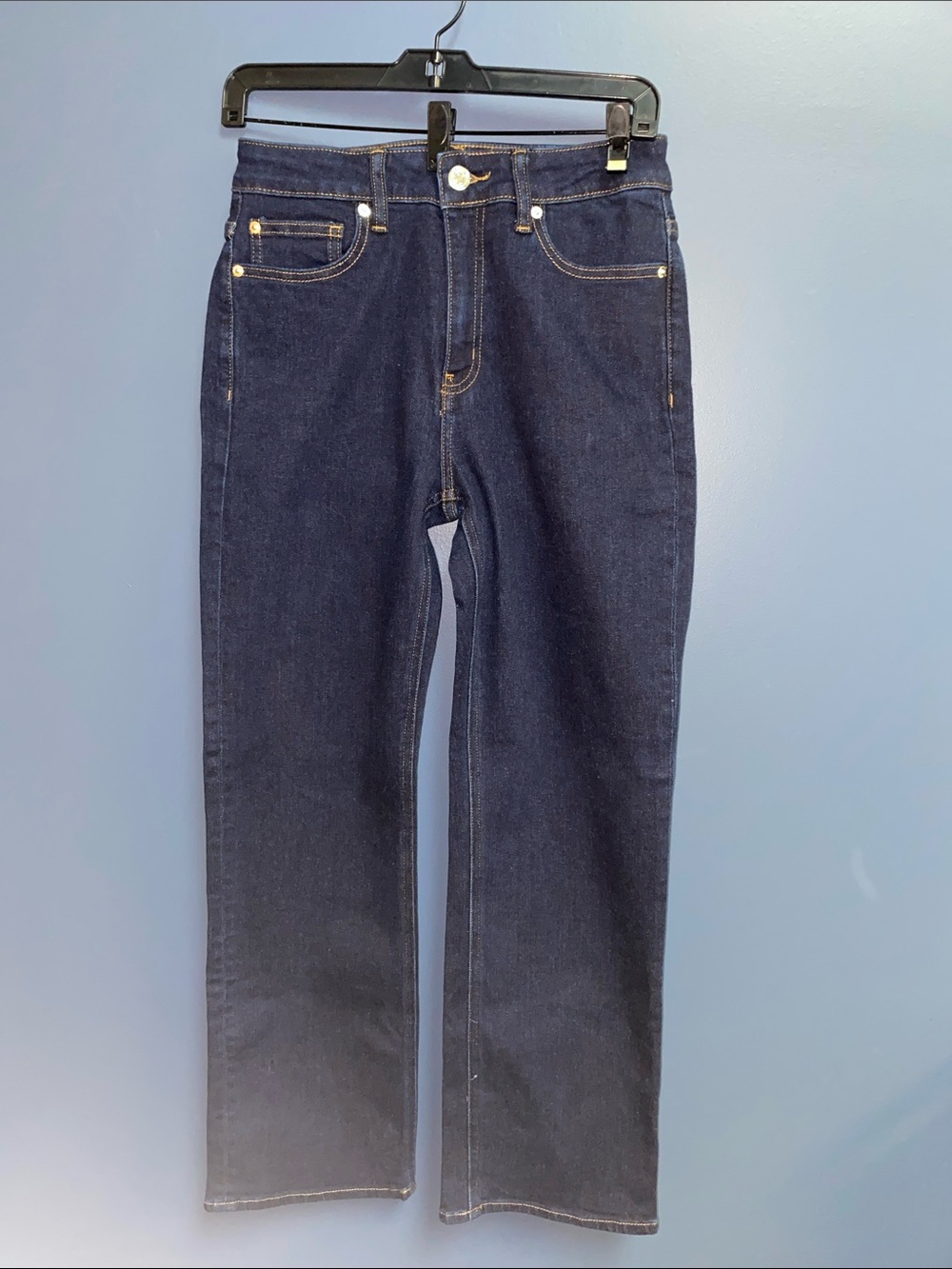 QUINCE JEANS SIZE 28”WAIST 26” INSEAM  BLUE JEANS  ORGANIC COTTON JEANS EUC